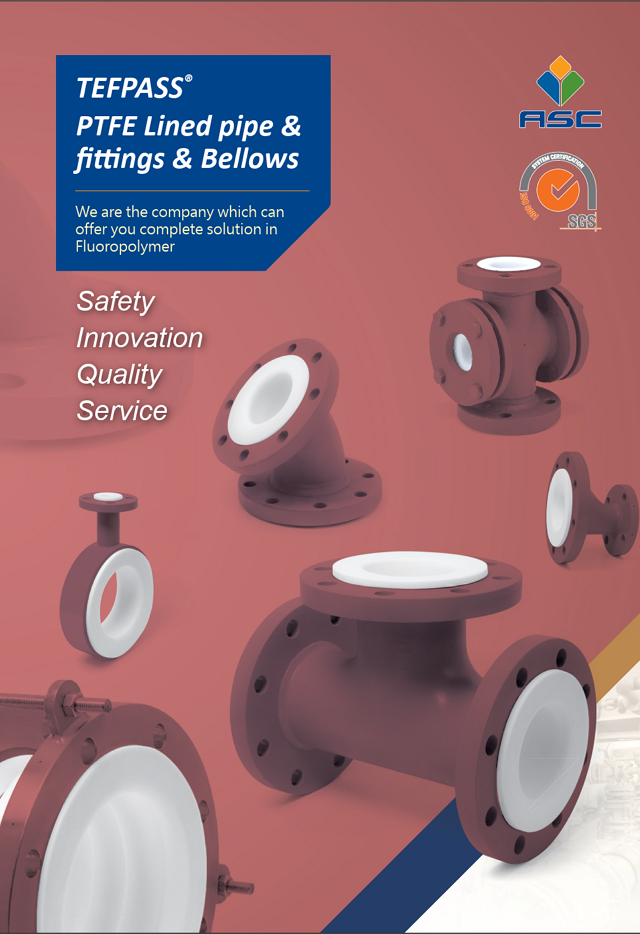 PTFE Lined Pipe & Fittings & Bellows